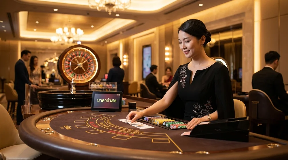 คาสิโนสด 460Bet บาคาร่าถ่ายทอดสดดีลเลอร์สาวสวย